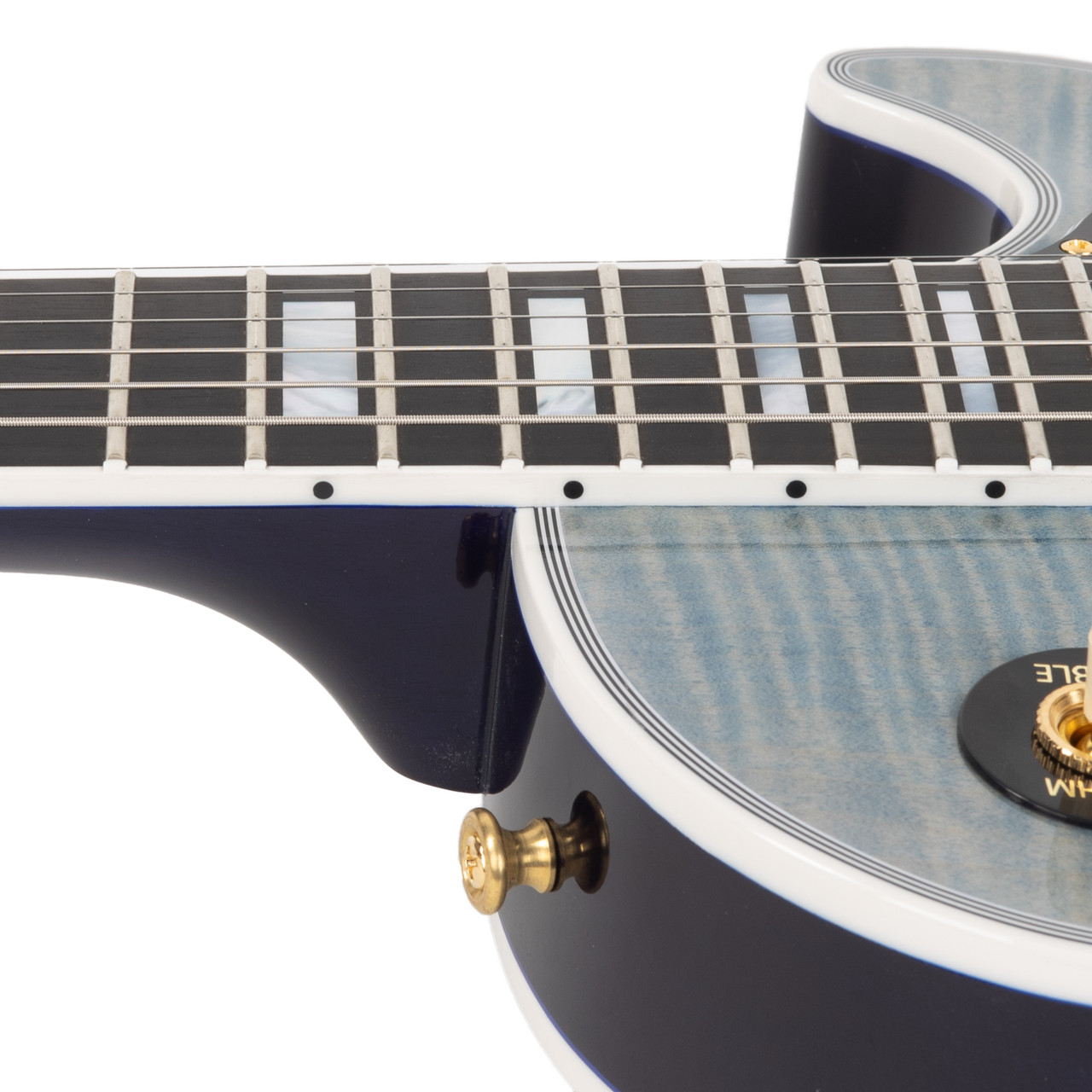 Gibson Custom Les Paul Custom AAAA Flame Maple Top - Ocean Blue