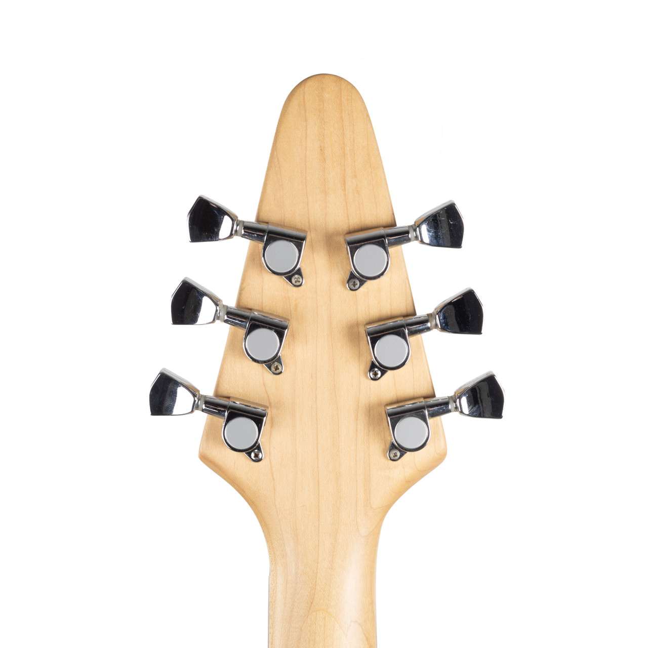 Used Juno Flying V Clear Acrylic Polymer Lucite | Cream City Music