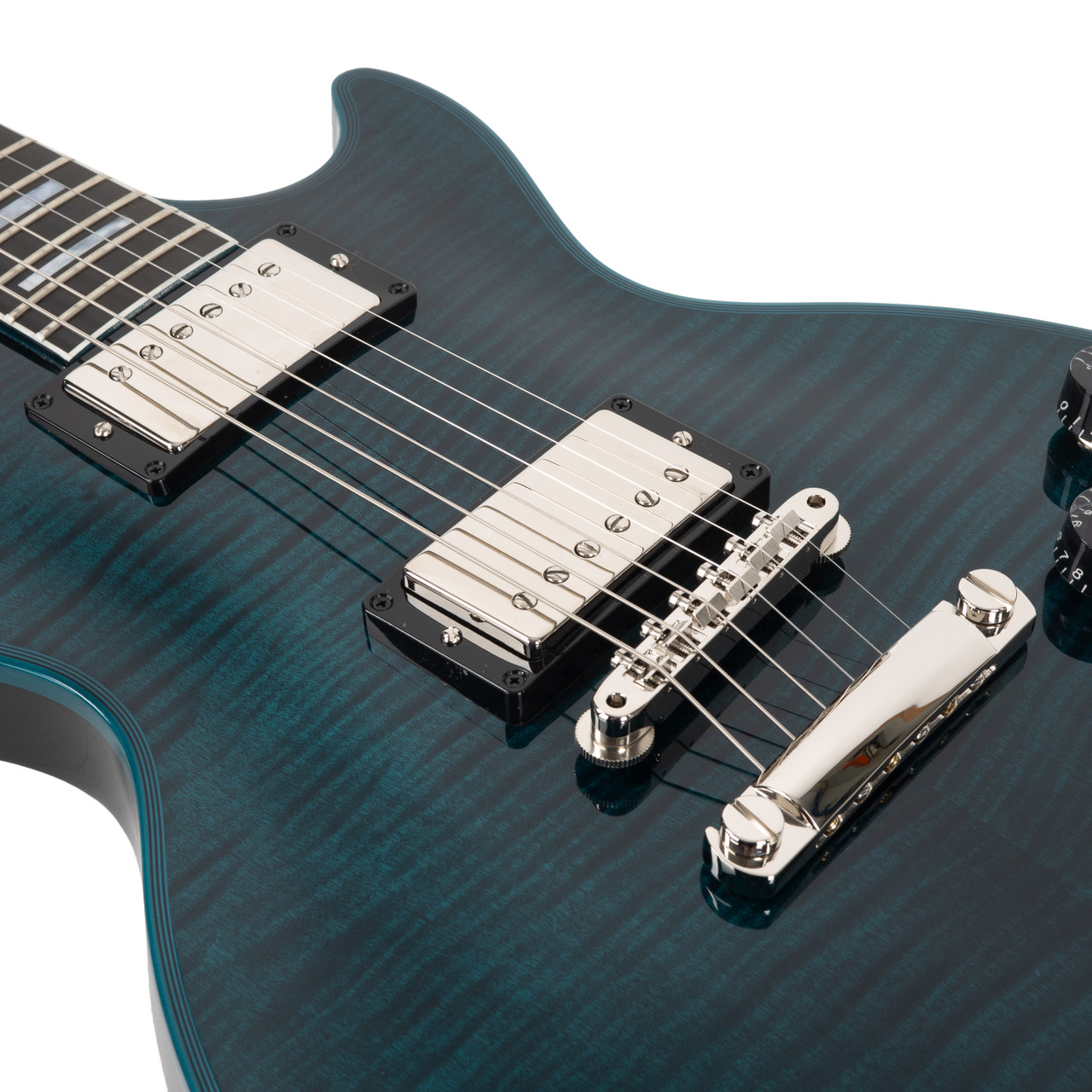 Gibson Custom Les Paul Custom Axcess - Peacock Widow | Cream City
