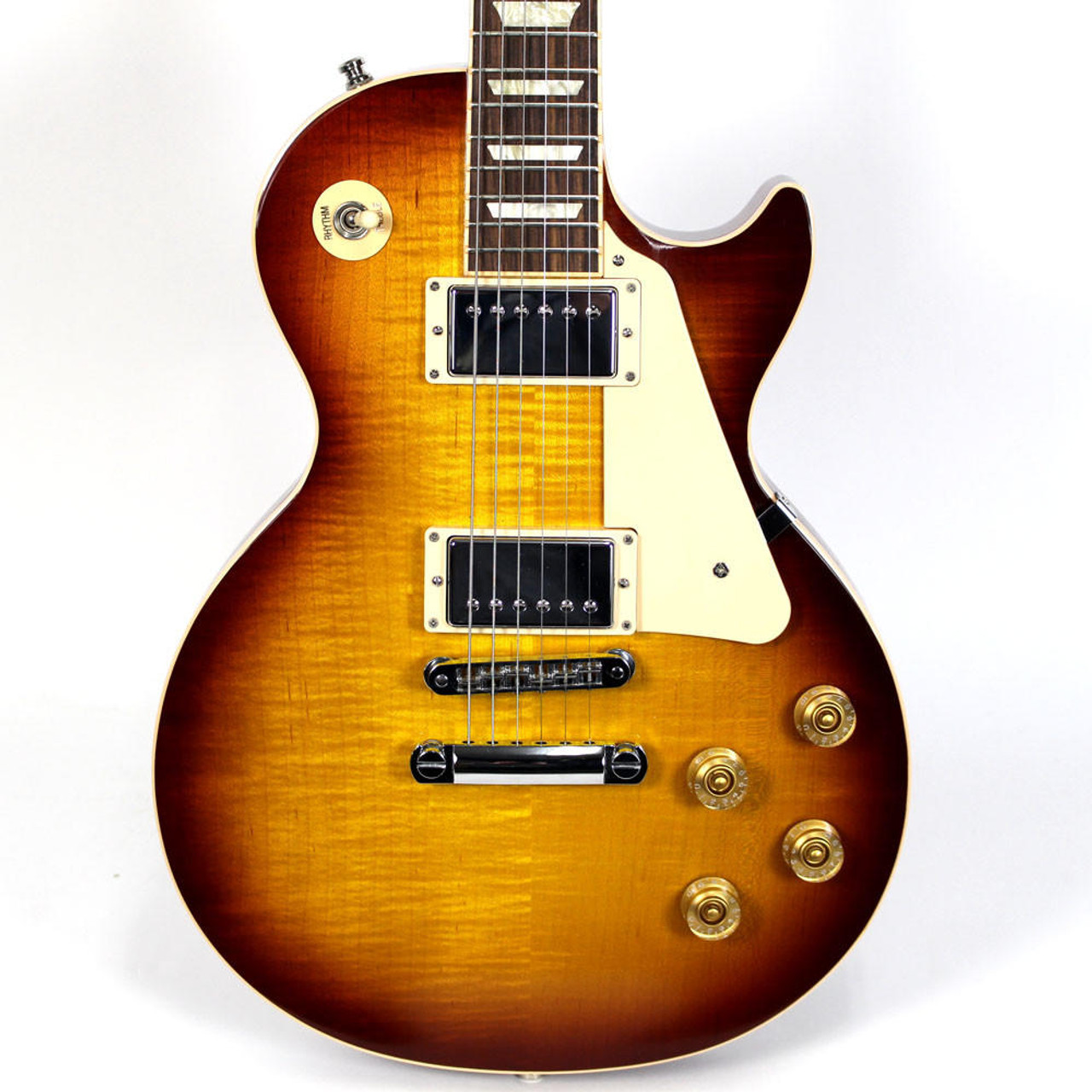2012 Gibson Les Paul Traditional Plus Electric Guitar in Ice Tea Burst  Finish