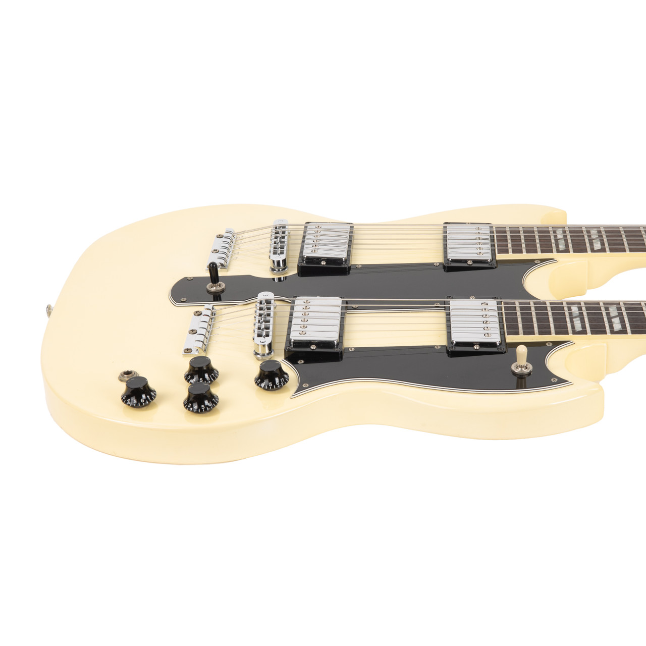 Vintage Gibson EDS-1275 Double Neck Alpine White 1985 - Cream City