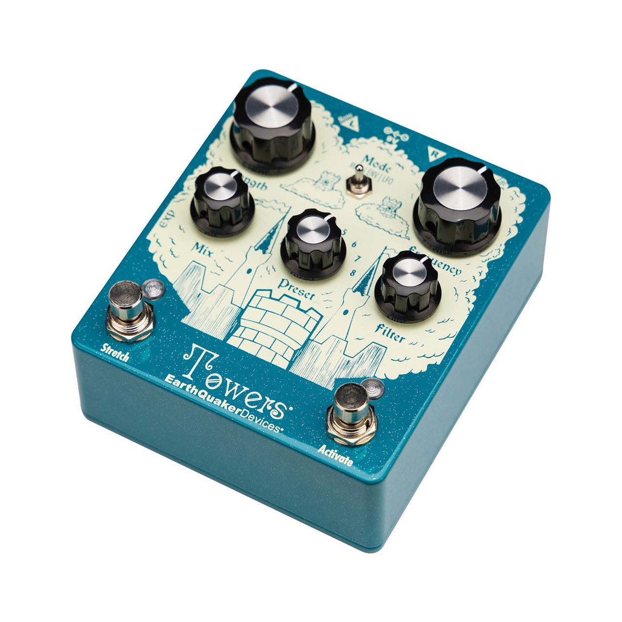 Siles EarthQuaker Devices ギターエフェクター　リバーブ EarthQuaker Devices Towers Soundscape Generator Stereo Reverberant