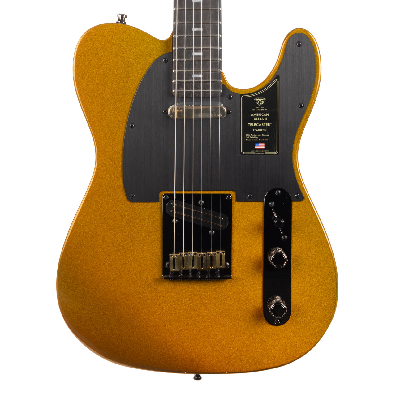 Fender 75th Anniversary American Ultra II Telecaster Ebony