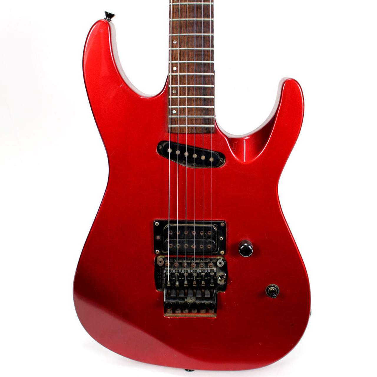 Used ESP M-II Electric Guitar in Metallic Red Finish | Cream City