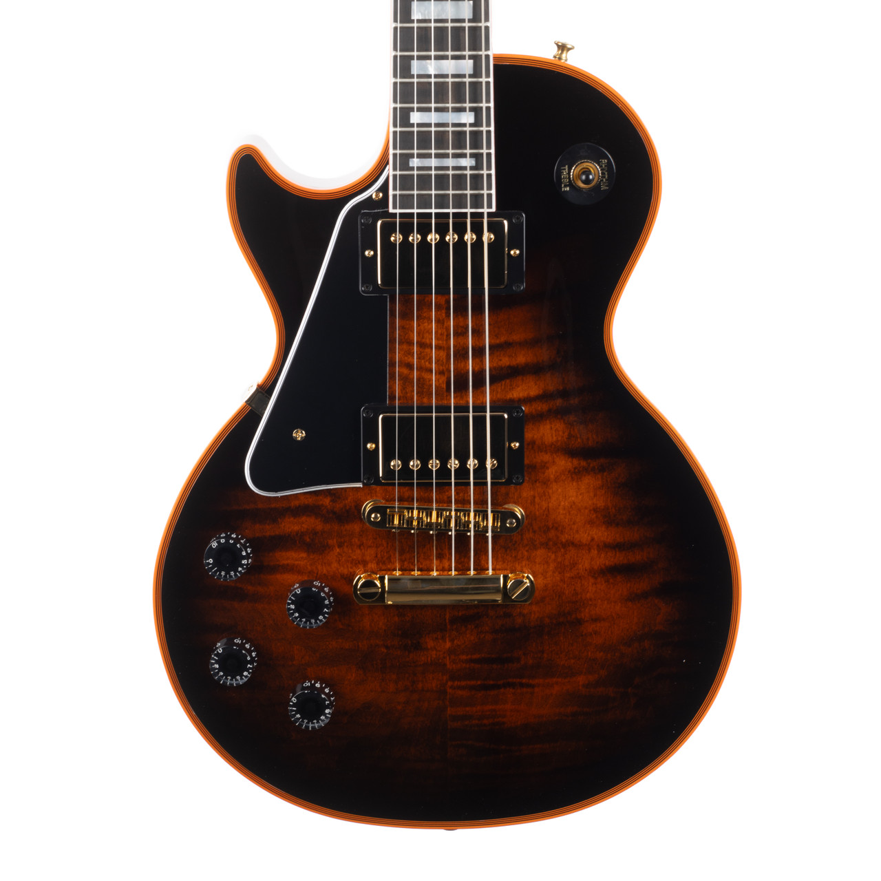 Gibson Custom Les Paul Custom Figured Left Handed - Orange Widow