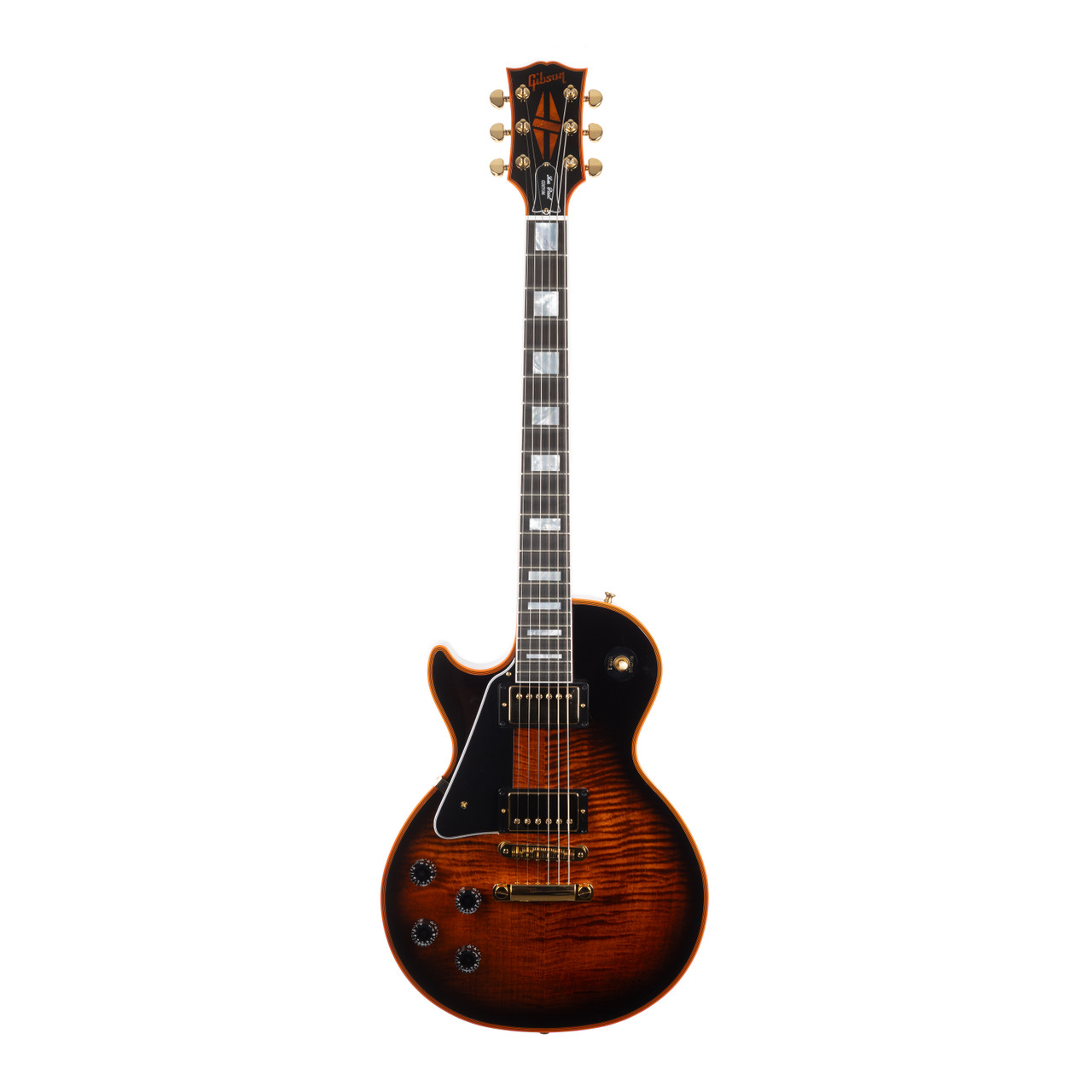 Gibson Custom Les Paul Custom Figured Left Handed - Orange Widow