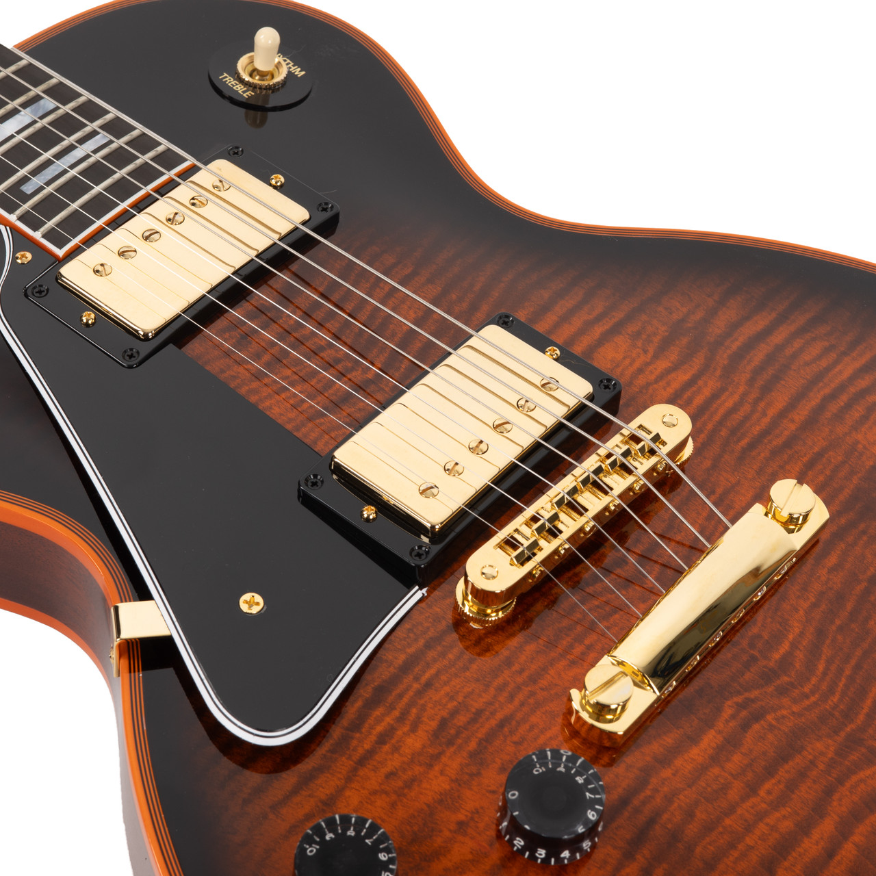 Gibson Custom Les Paul Custom Figured Left Handed - Orange Widow