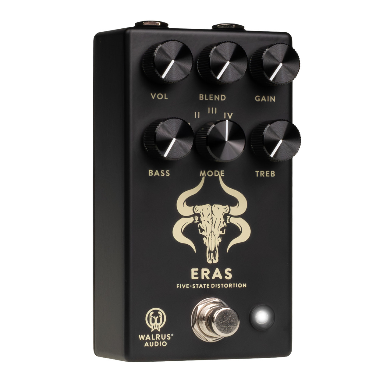 Walrus Audio Eras 5 State Distortion Pedal - Black - Cream Walrus Audio Eras 5 State Distortion Pedal - Black - Cream