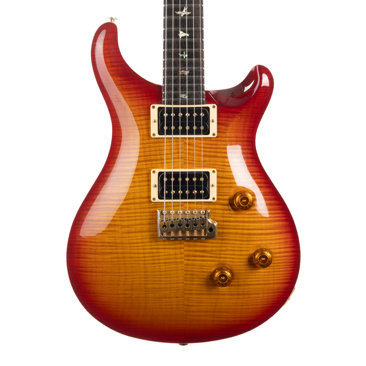 Used PRS Custom 24 Ten Top Cherry Sunburst 2000 - Cream City Music