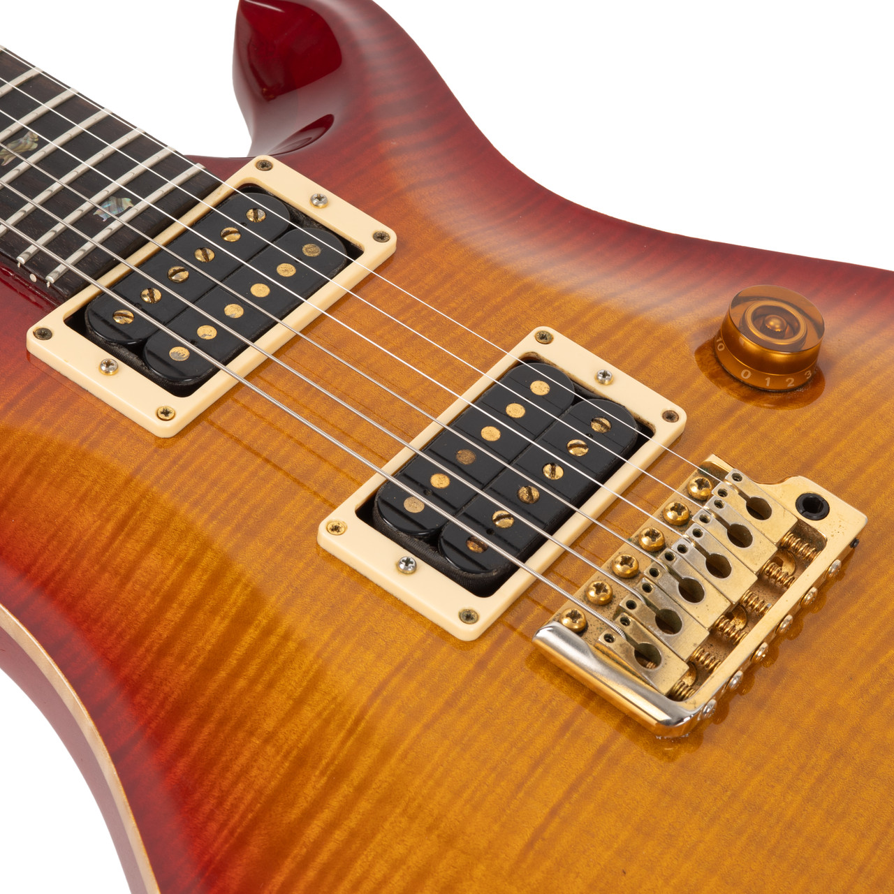 Used PRS Custom 24 Ten Top Cherry Sunburst 2000 - Cream City Music