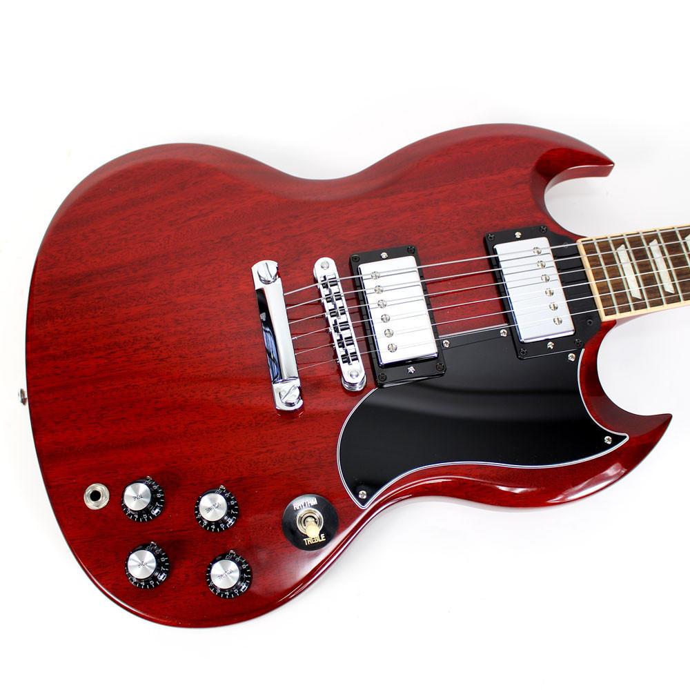 Gibson SG Standard Min-ETune 2013 ペグ付き 2013 Gibson SG Standard Electric Guitar in Heritage Cherry Finish