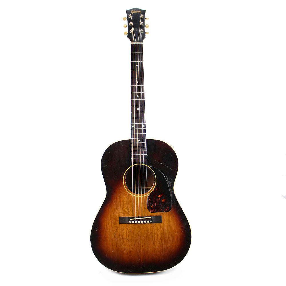 Vintage 1954 Gibson LG-2 Acoustic Guitar Sunburst Finish | Cream 