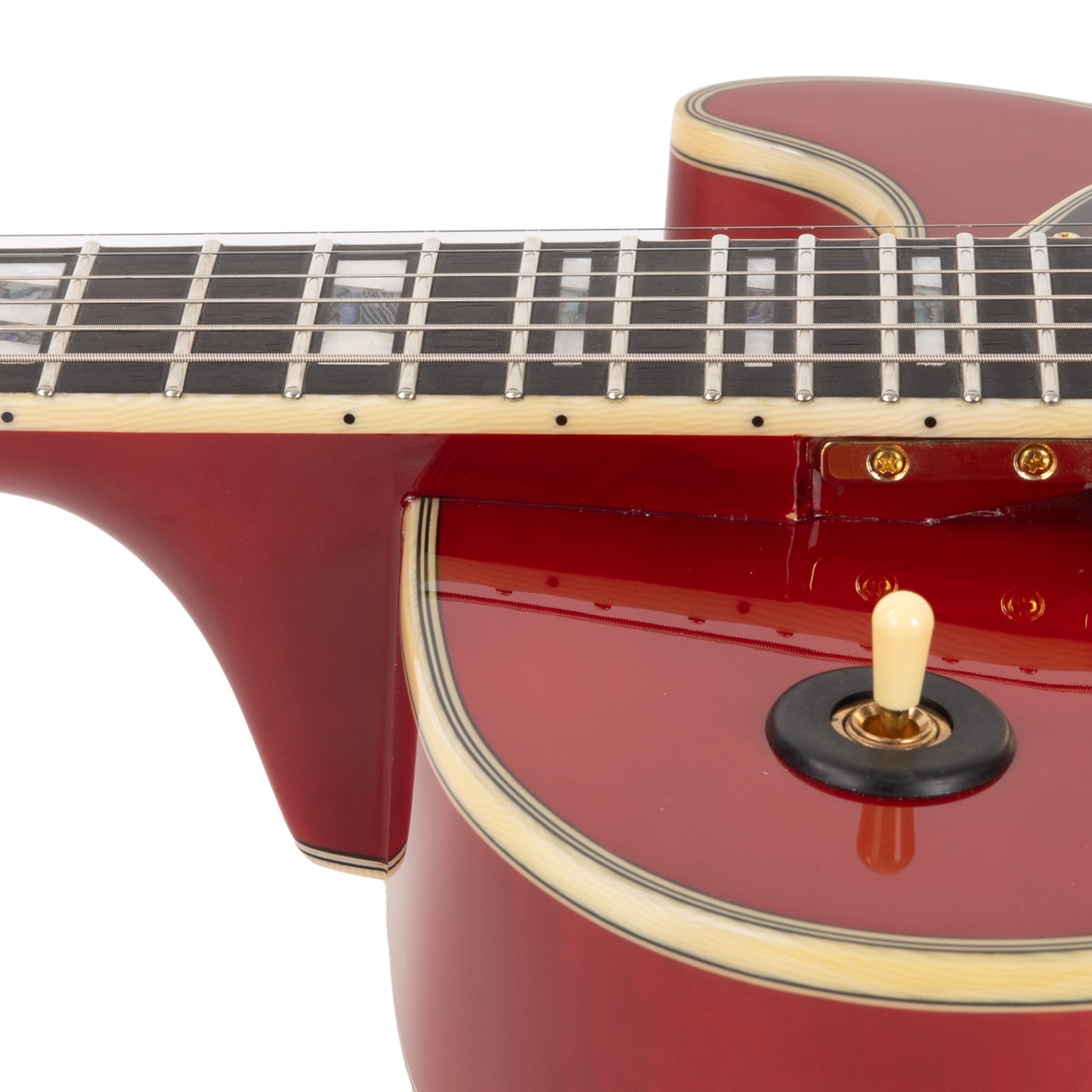 Used Ibanez GB10SEFM George Benson Sapphire Red 2022 - Cream City