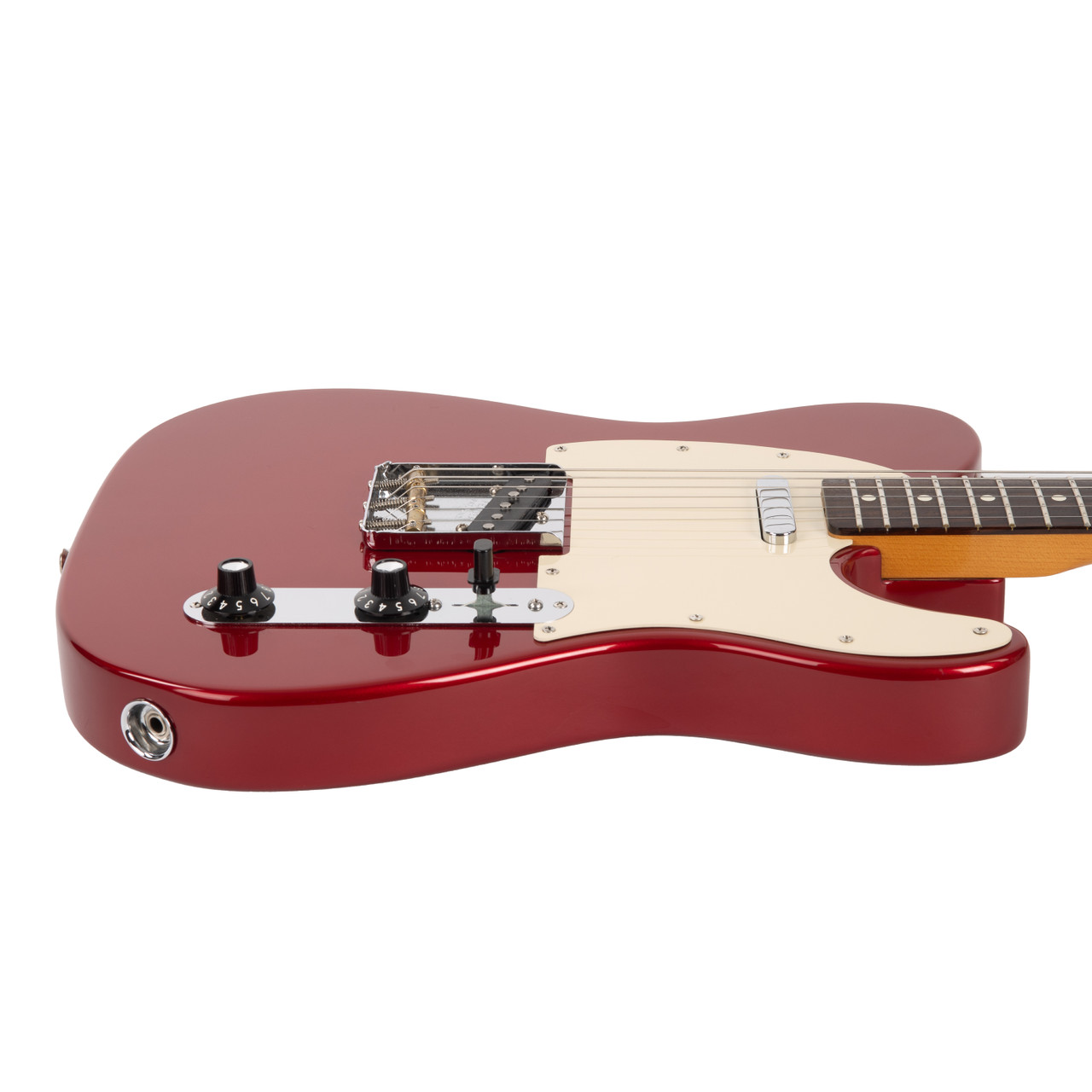Used Fender Muddy Waters Telecaster Candy Apple Red 2005 | Cream