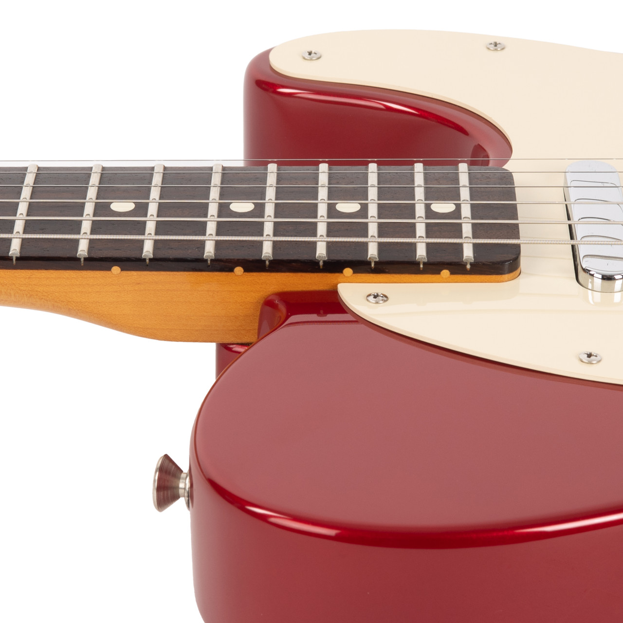 Used Fender Muddy Waters Telecaster Candy Apple Red 2005 | Cream