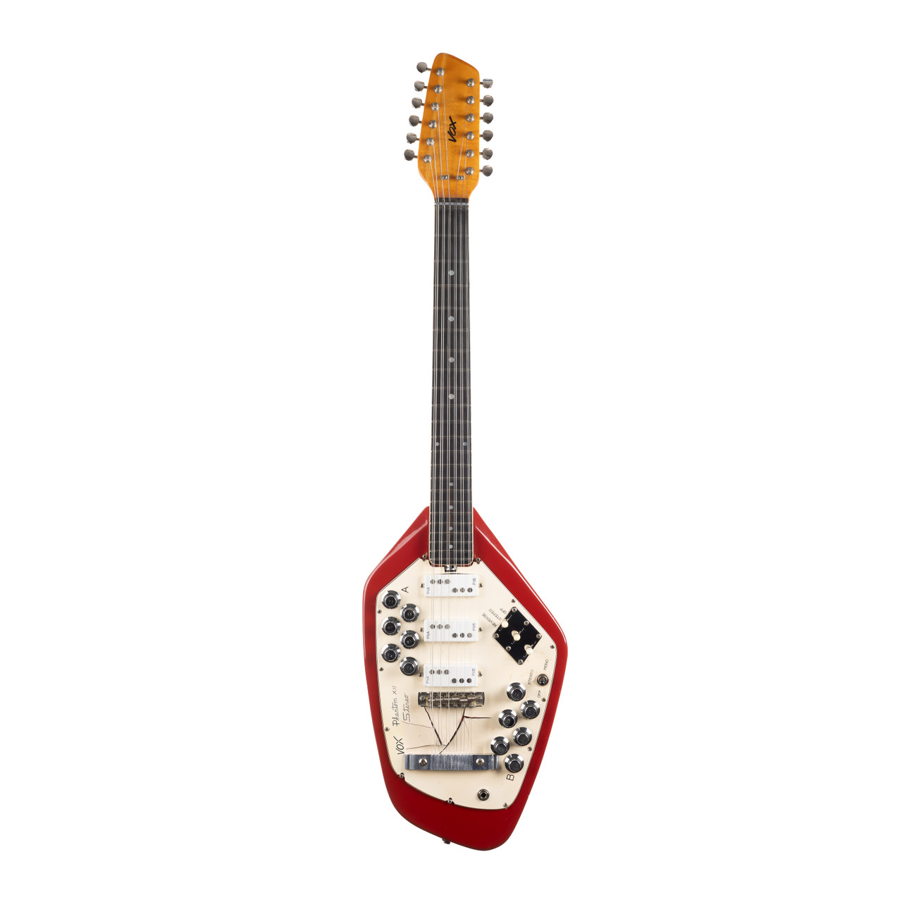 Vintage Vox Phantom XII Stereo 12-String Red 1960's | Cream City Music