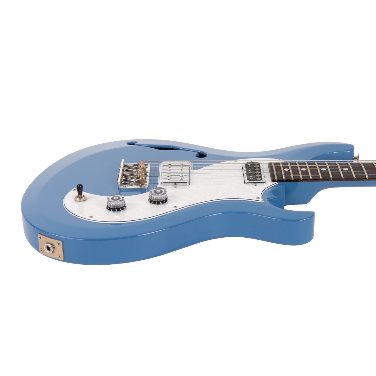 PRS S2 VELA SEMI hollow mahiblue 2022年製 PRS S2 Vela Semi-Hollow Space Blue 2022 - Cream City Music