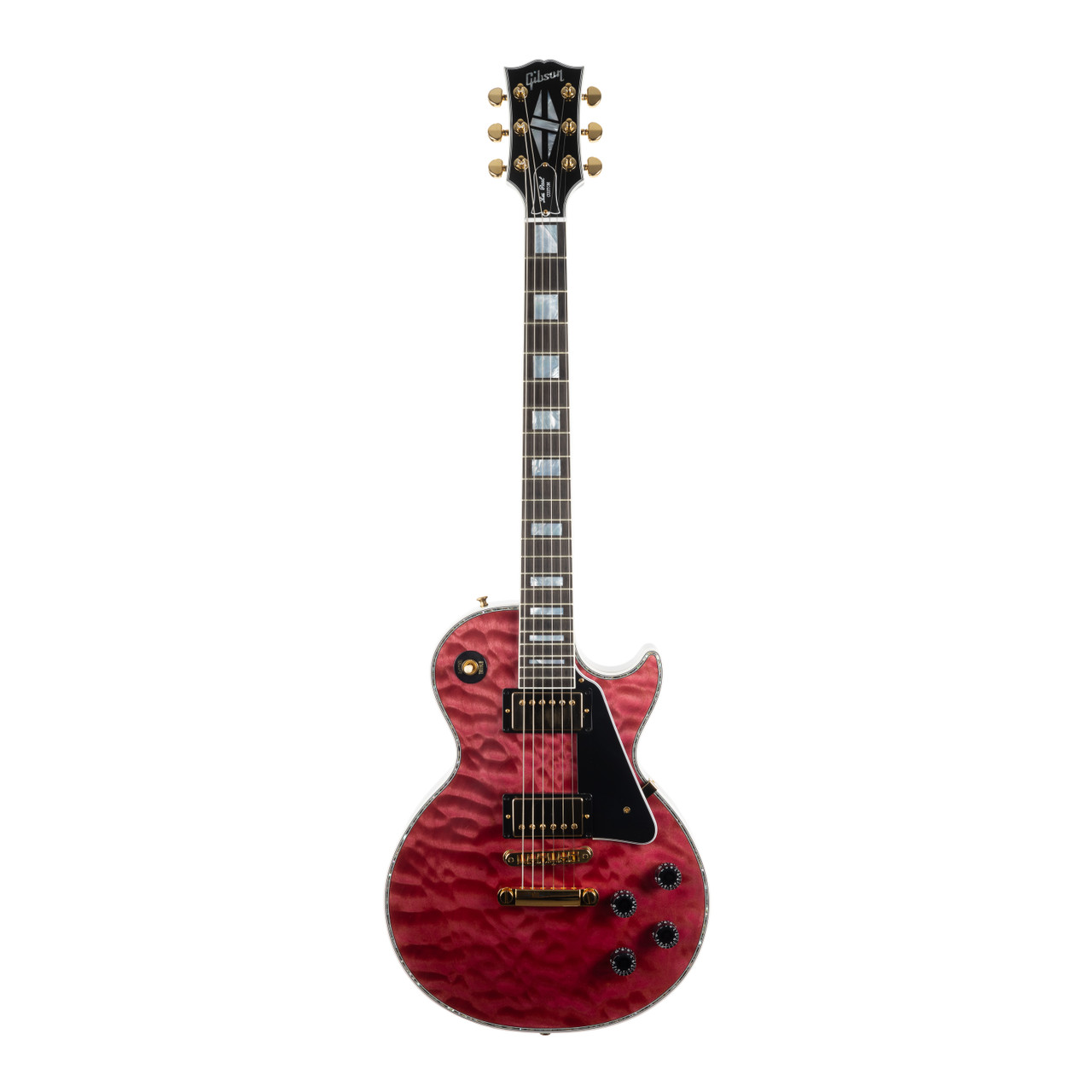 Gibson Custom Les Paul Custom 5A Quilt Top VOS - Chablis Pink