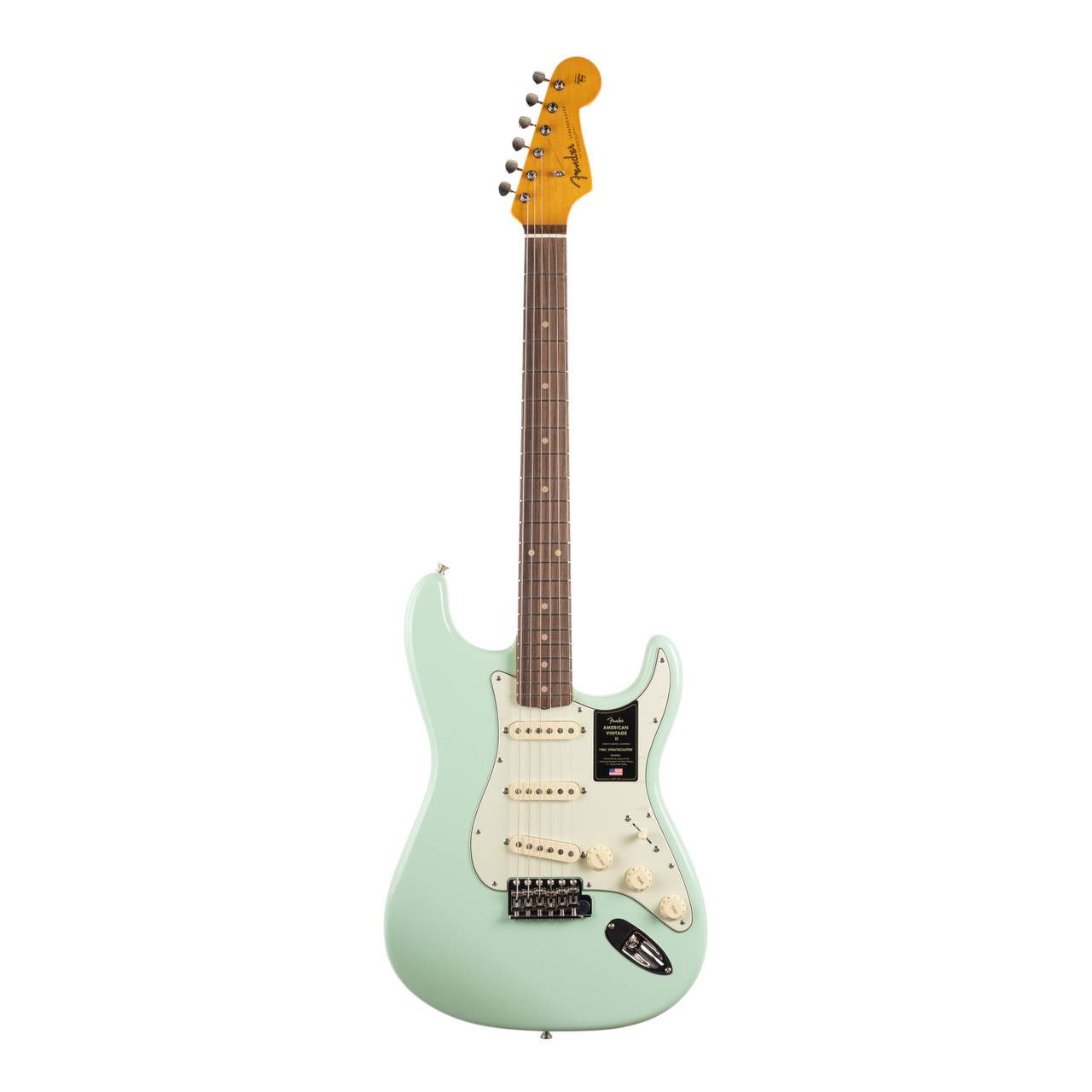 Fender American Vintage II 1961 Stratocaster Rosewood - Surf Green