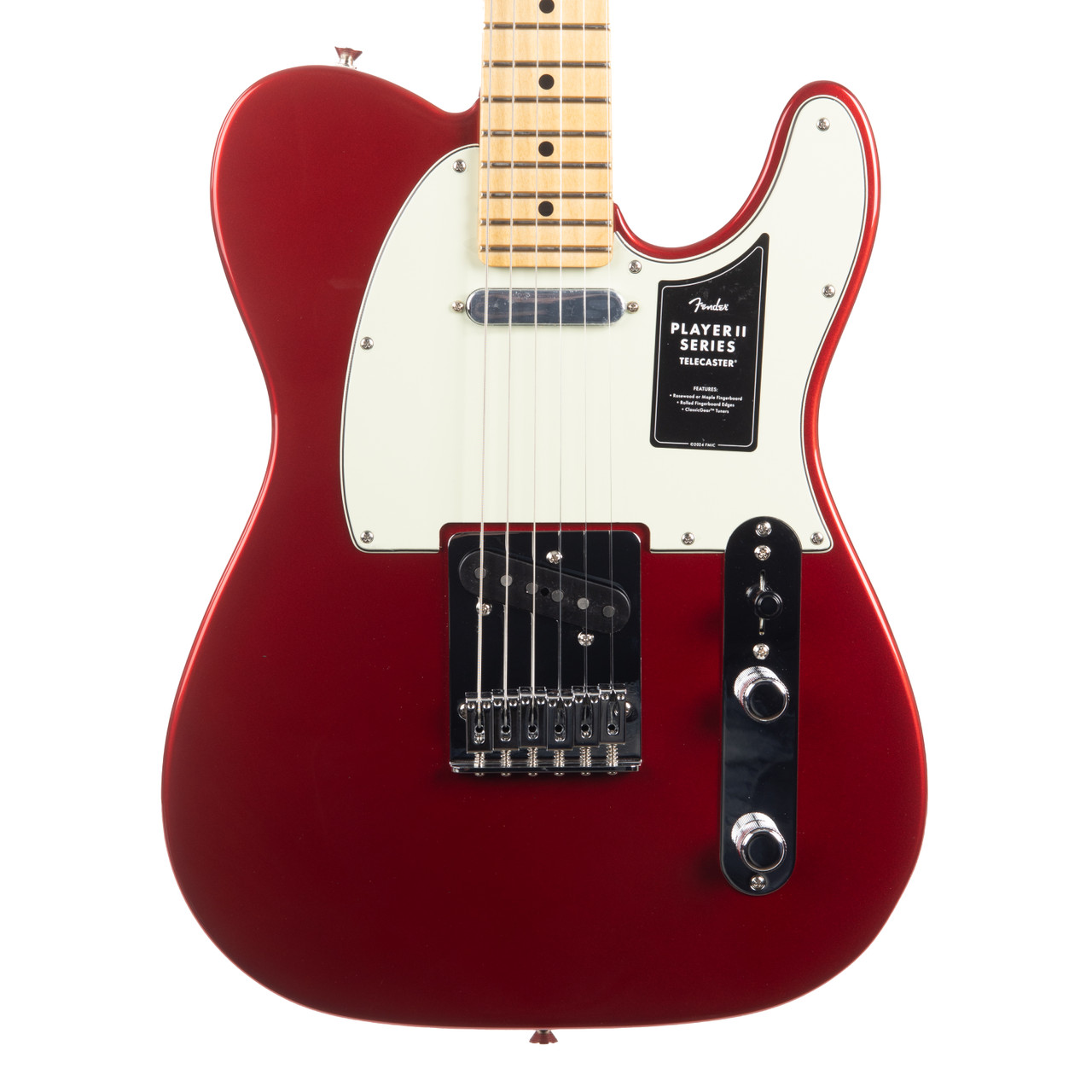 Fender 75th Anniversary Player II Telecaster Maple - Candy Apple