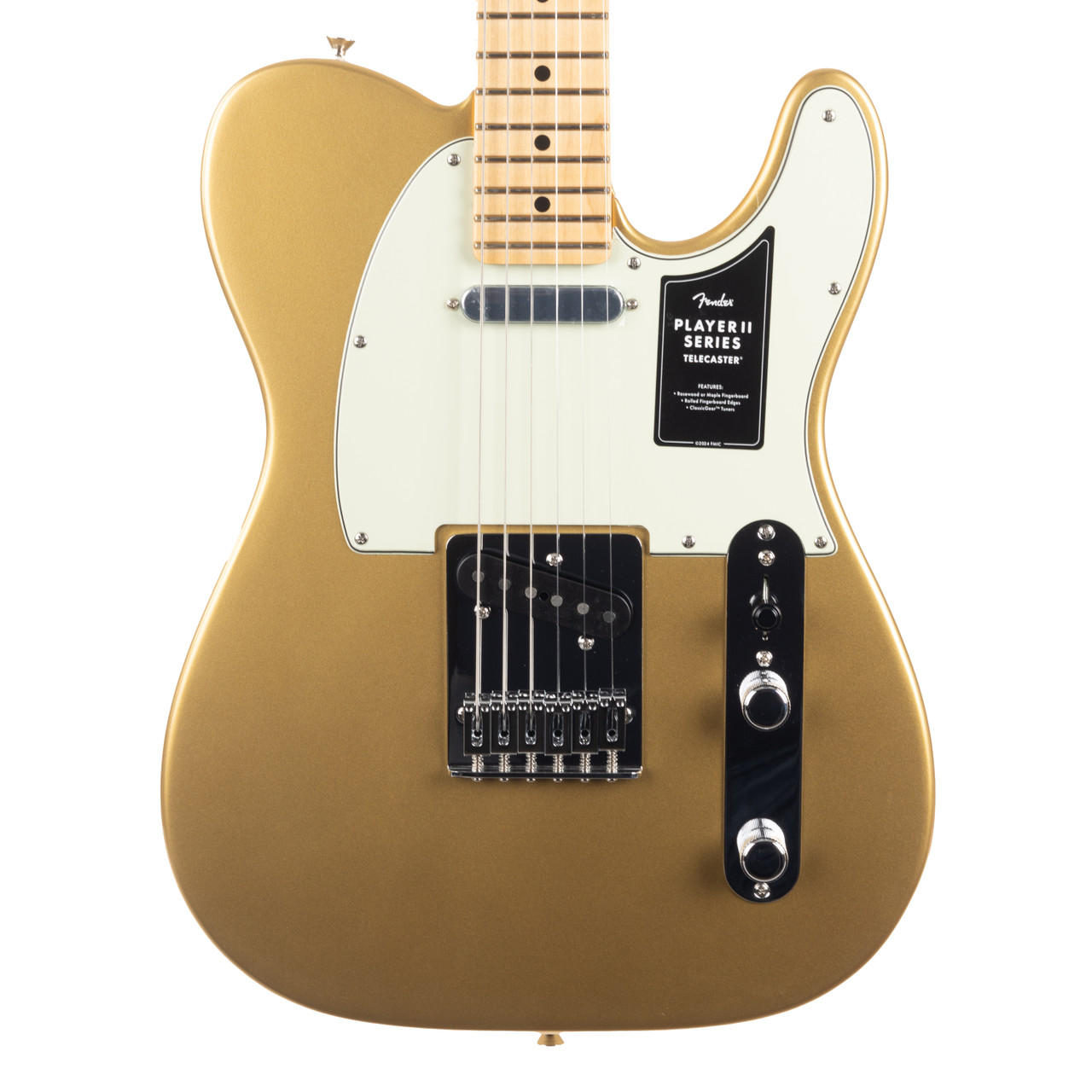 Fender 75th Anniversary Player II Telecaster Maple - Aztec Gold