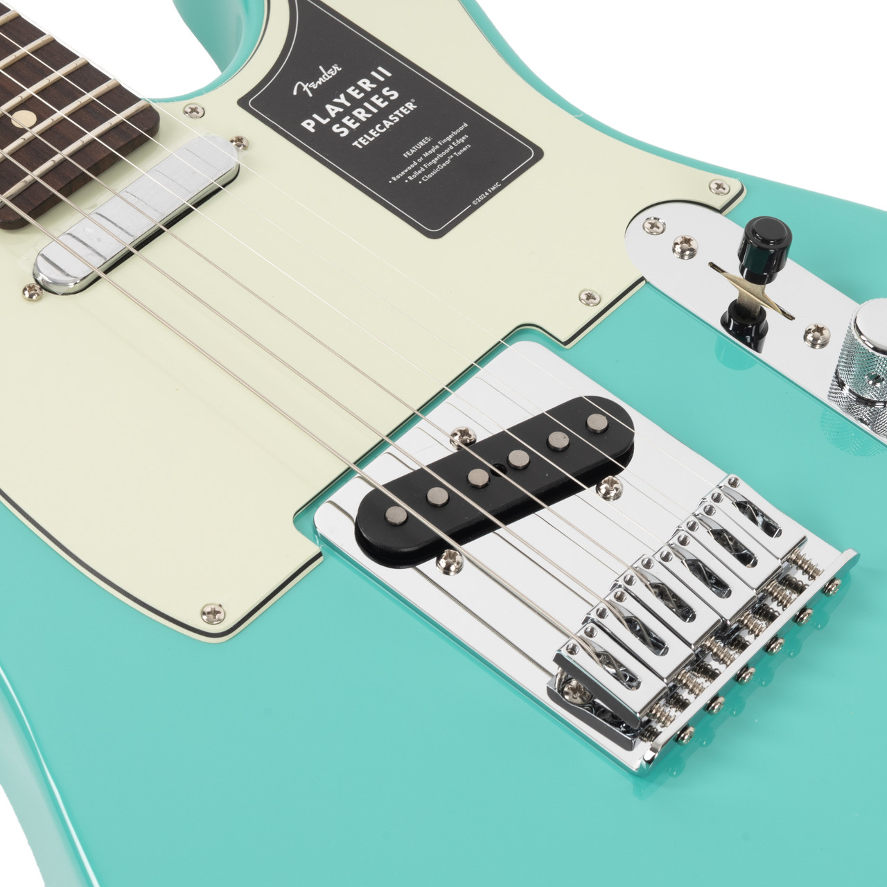 Fender 75th Anniversary Player II Telecaster Rosewood - Seafoam