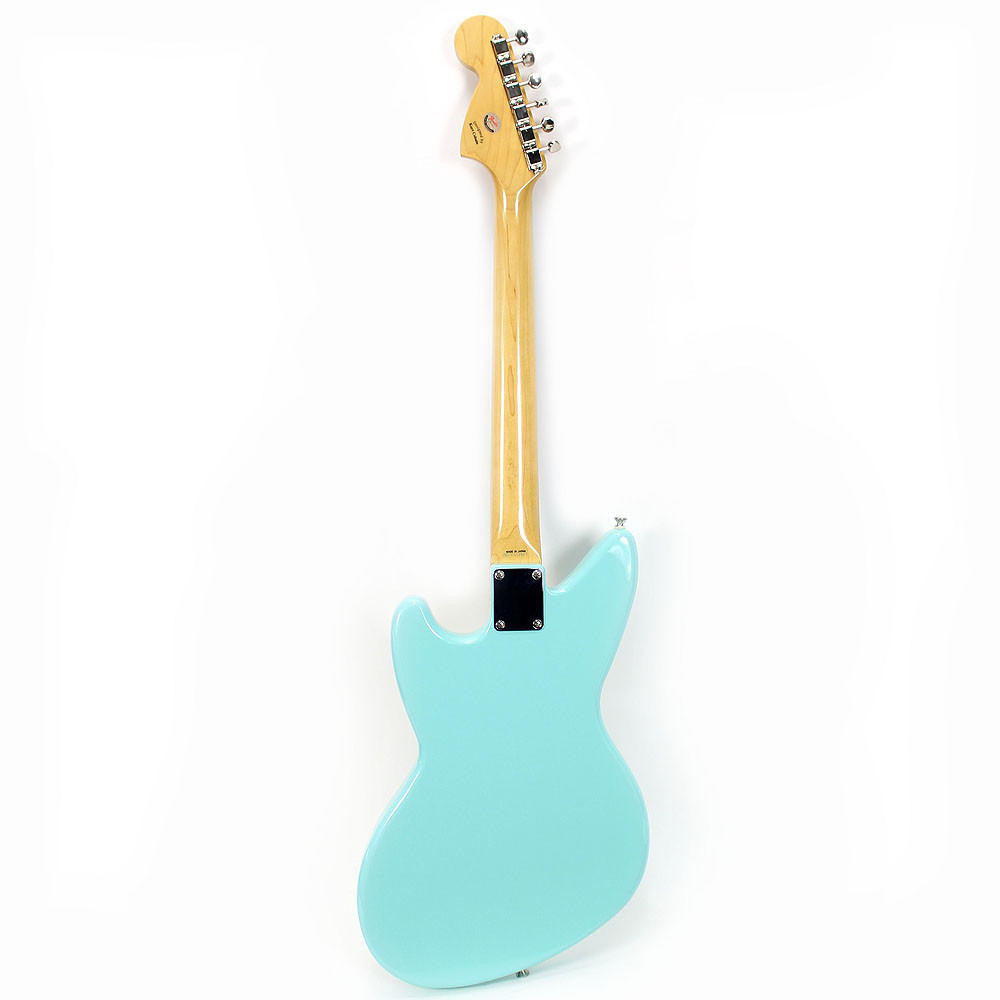 1996 Fender Jag-Stang Electric Guitar Sonic Blue Finish | Cream