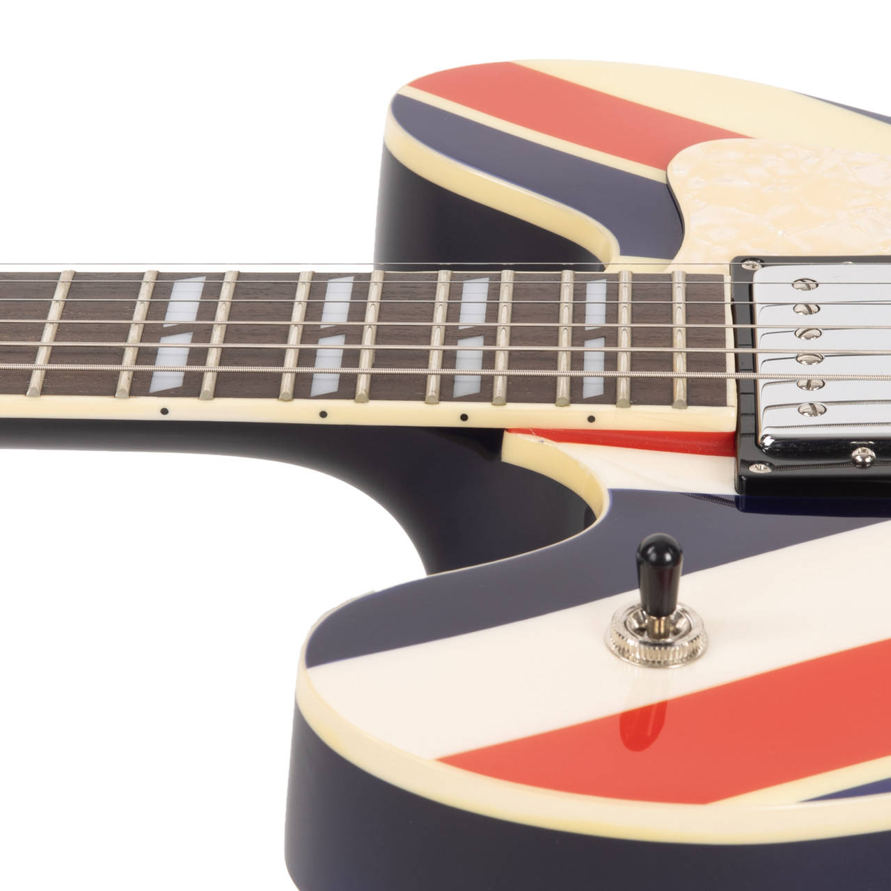 Used Epiphone Noel Gallagher Supernova Union Jack 2001 - Cream