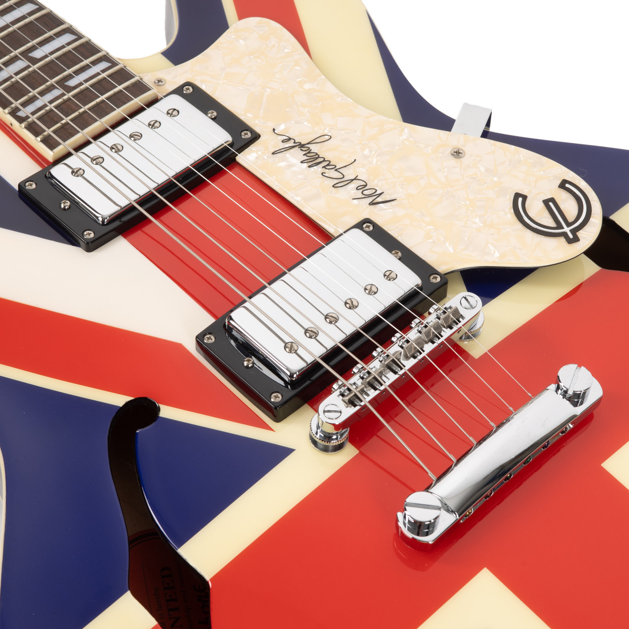 Used Epiphone Noel Gallagher Supernova Union Jack 2001 - Cream