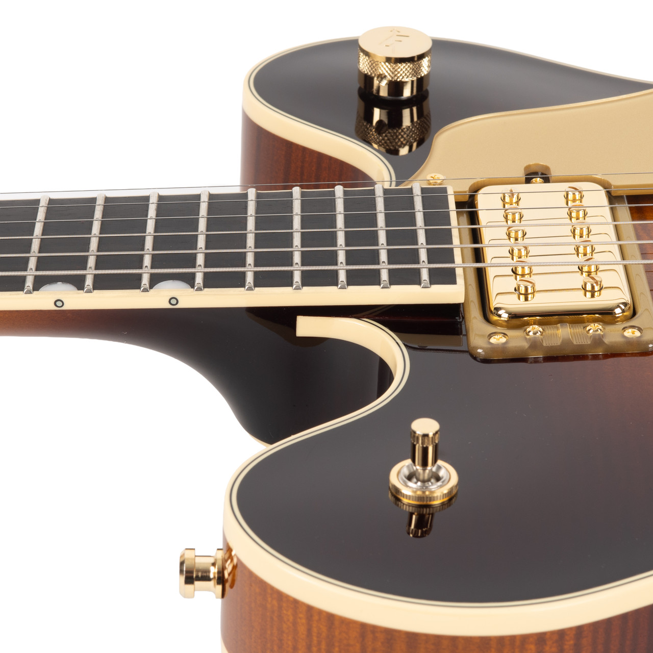 Gretsch Broadkaster LX Figured Center Block with Bigsby - Havana