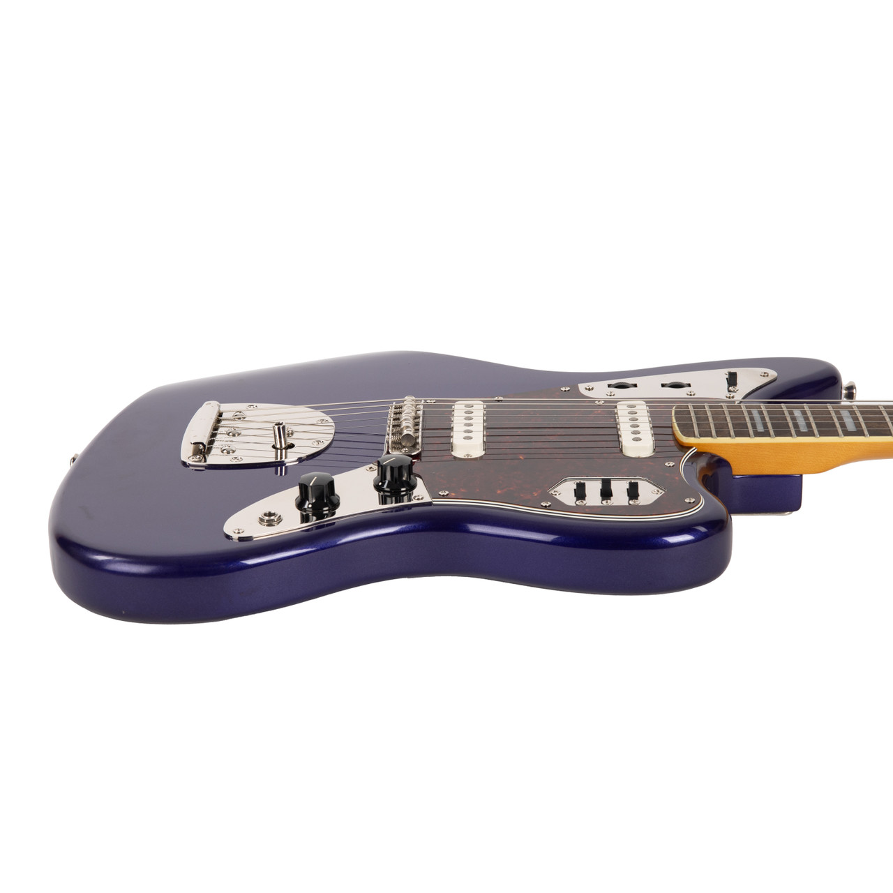 Used Squier Classic Vibe '70s Jaguar Metallic Purple 2021 - Cream