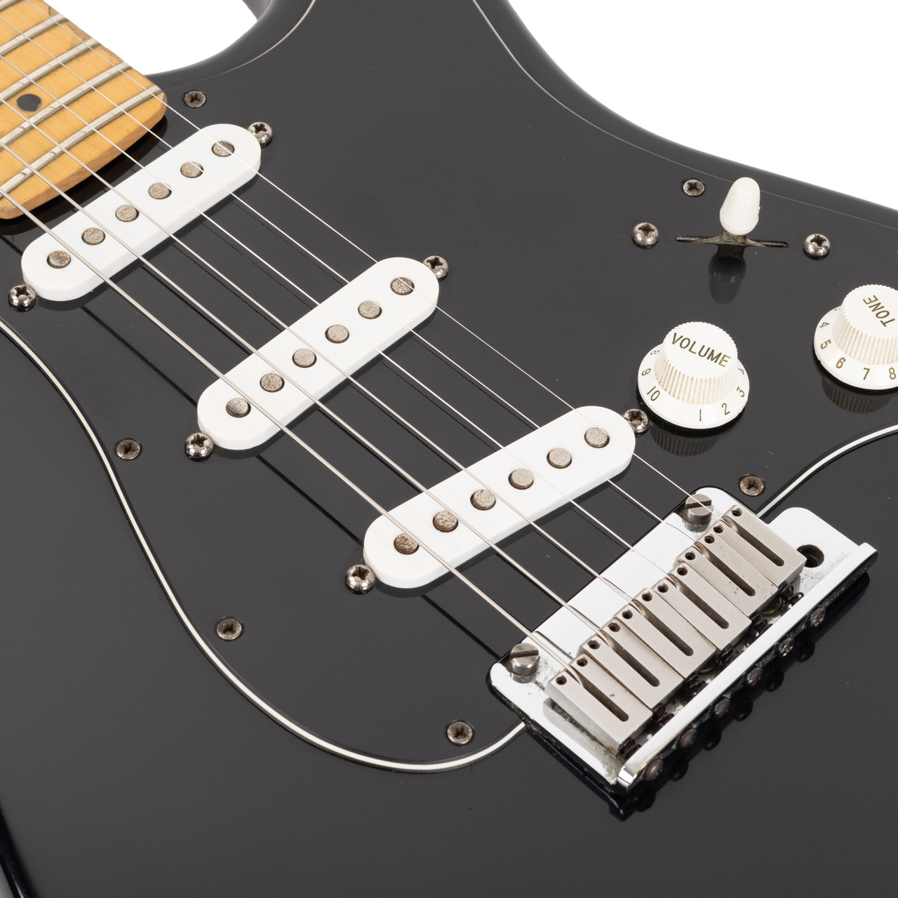 Vintage Fender American Standard Stratocaster Black 1995 - Cream