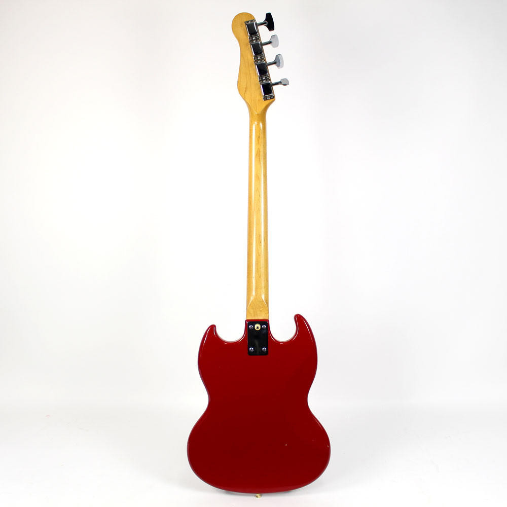 Vintage 1960s Kalamazoo KB Electric Bass Guitar in Flame Red
