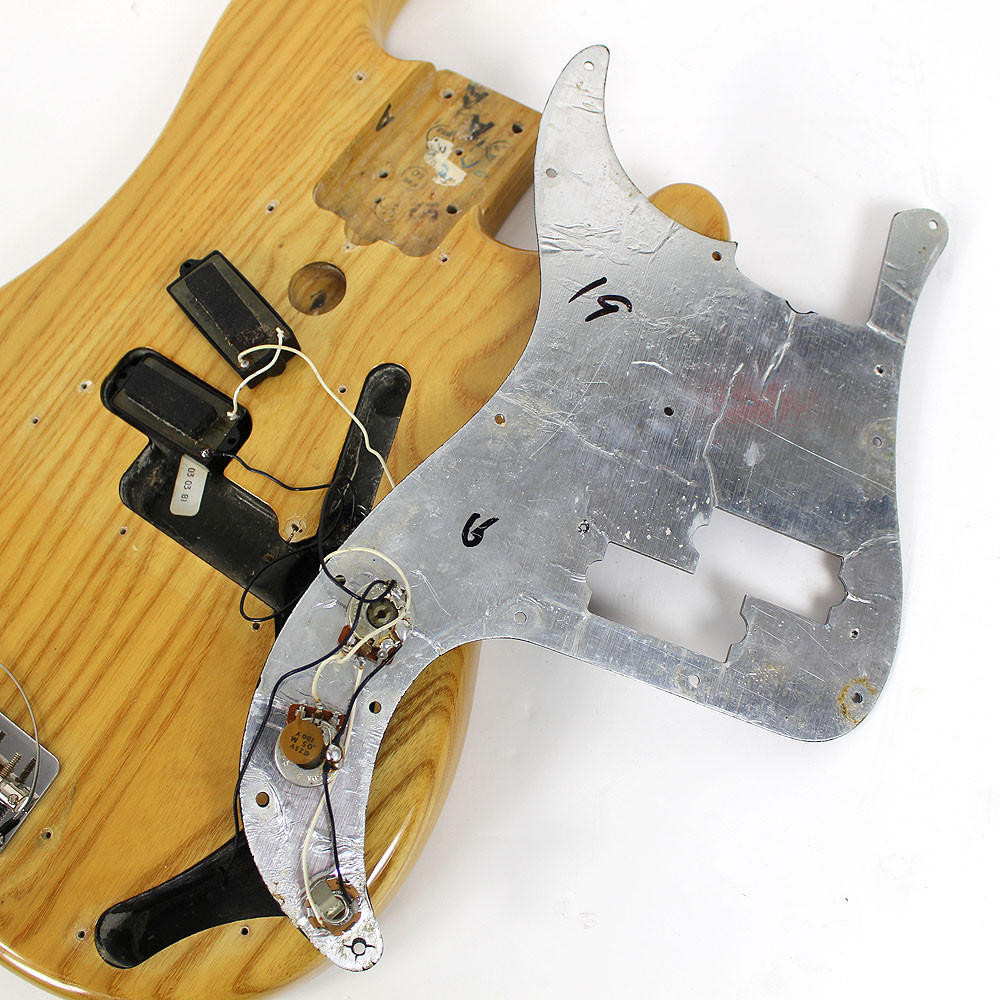 Vintage 1981 Fender Precision Bass Natural Finish | Cream City Music