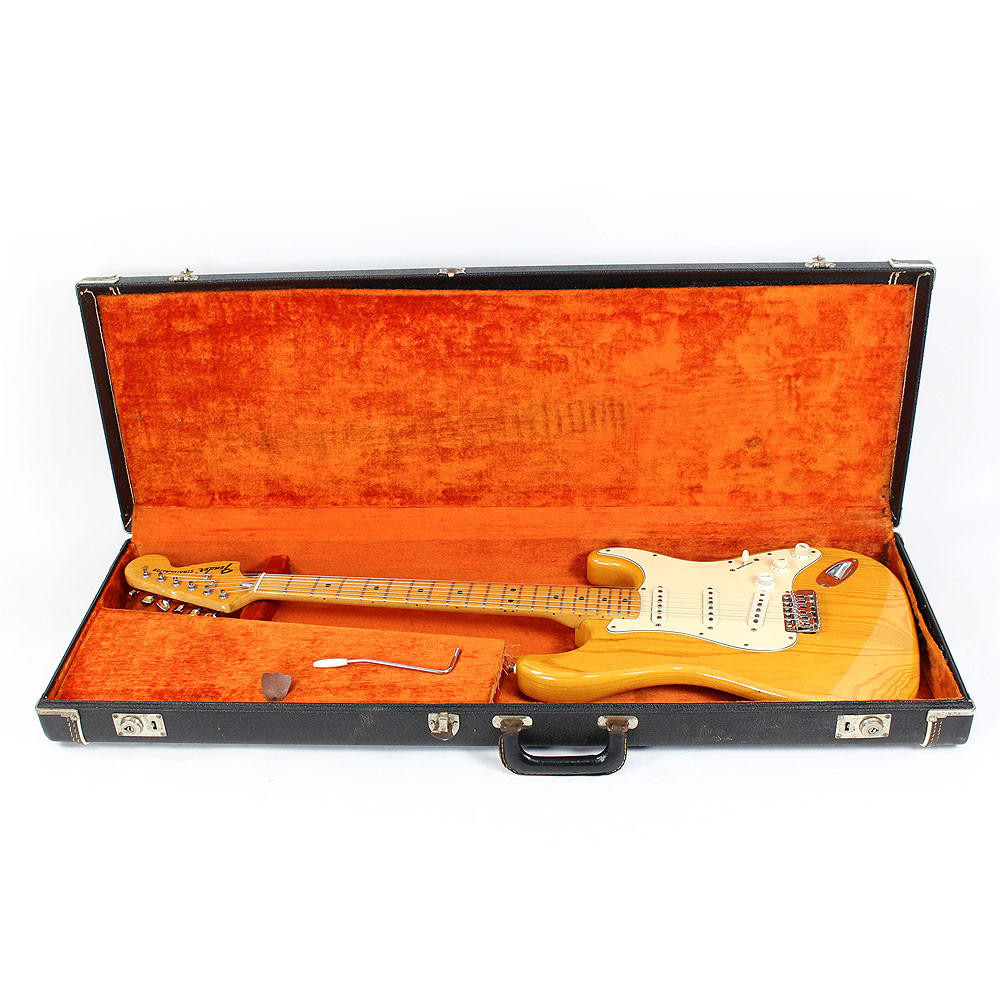 Vintage 1972 Fender Stratocaster Electric Guitar Natural Finish