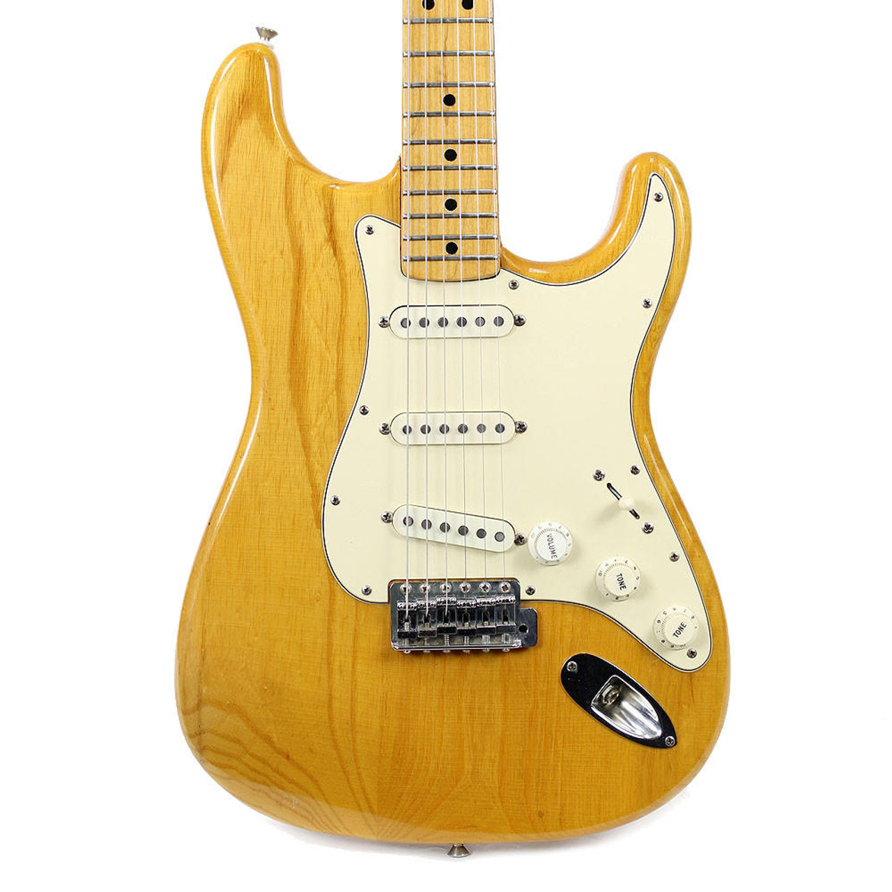 Vintage 1972 Fender Stratocaster Electric Guitar Natural