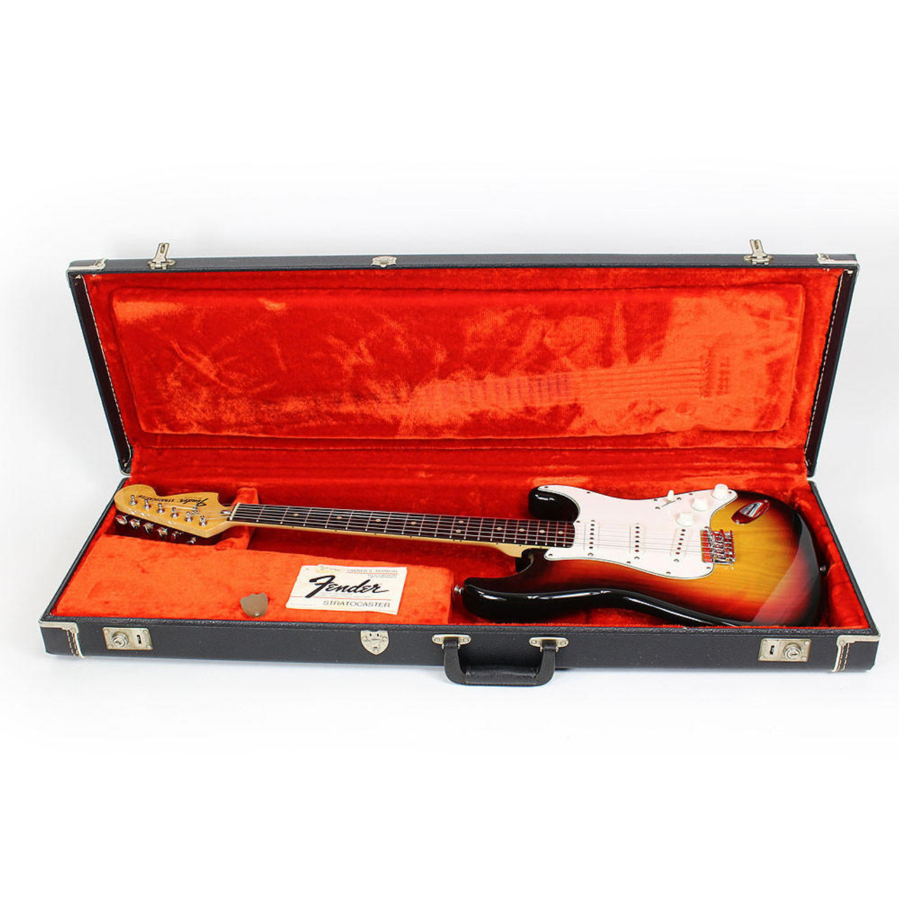 Fender Stratocaster 1977年製　ビンテージ 1977 Fender Stratocaster 3-Color Sunburst Electric Guitar w