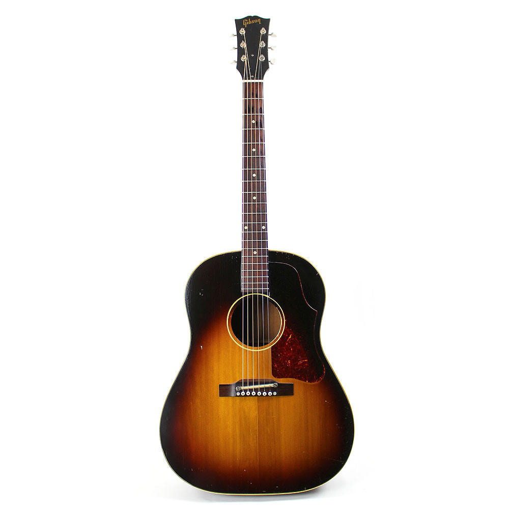 Vintage 1957 Gibson J-45 Dreadnought Acoustic Guitar Sunburst  