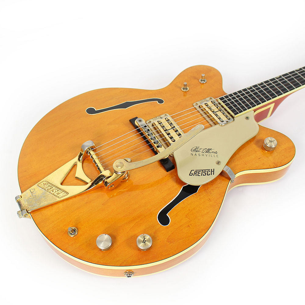 Vintage 1972 Gretsch Chet Atkins Nashville Electric Guitar Orange