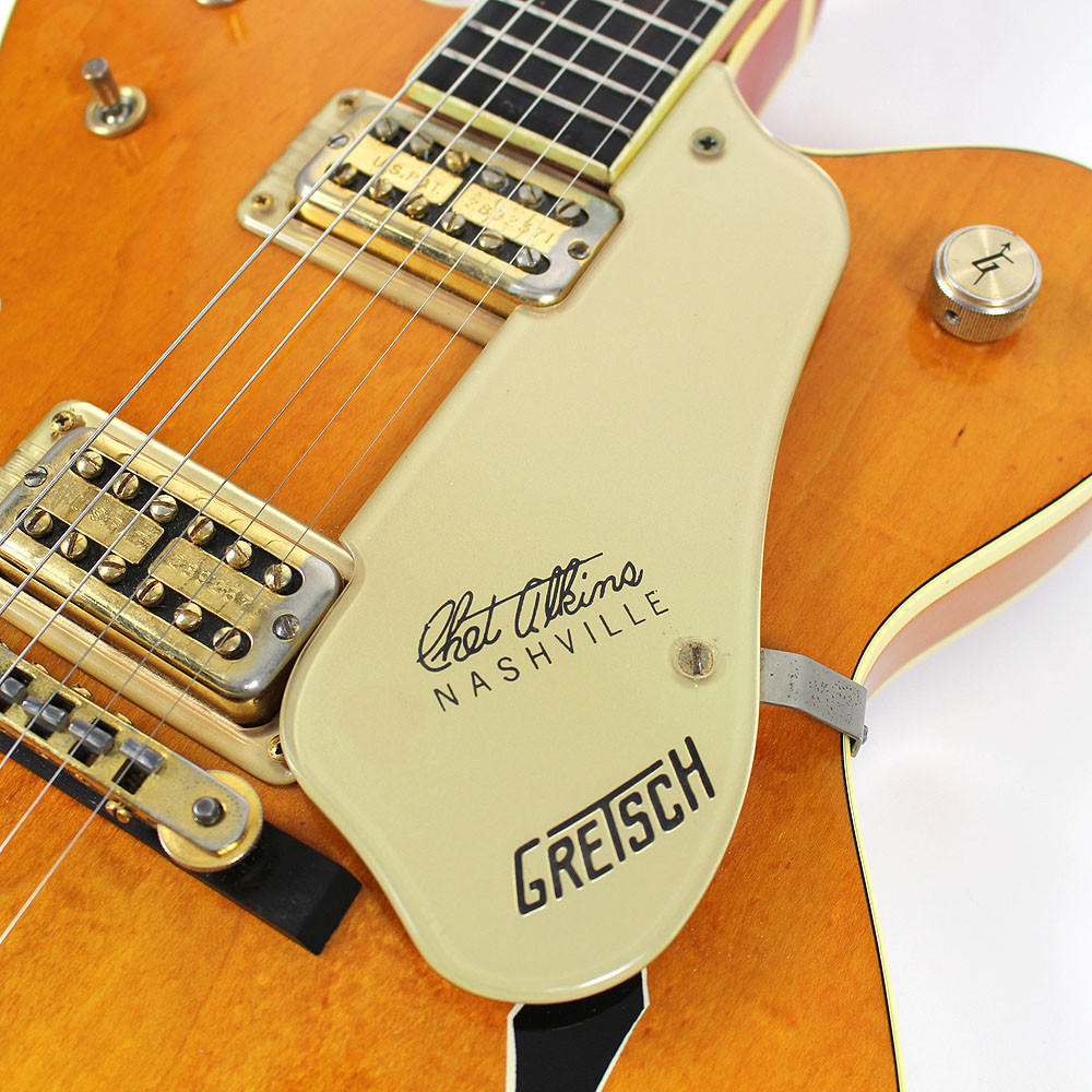 Vintage 1972 Gretsch Chet Atkins Nashville Electric Guitar Orange