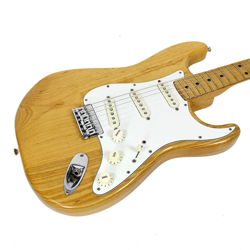 Vintage 1973 Fender Stratocaster Hardtail Electric Guitar Natural