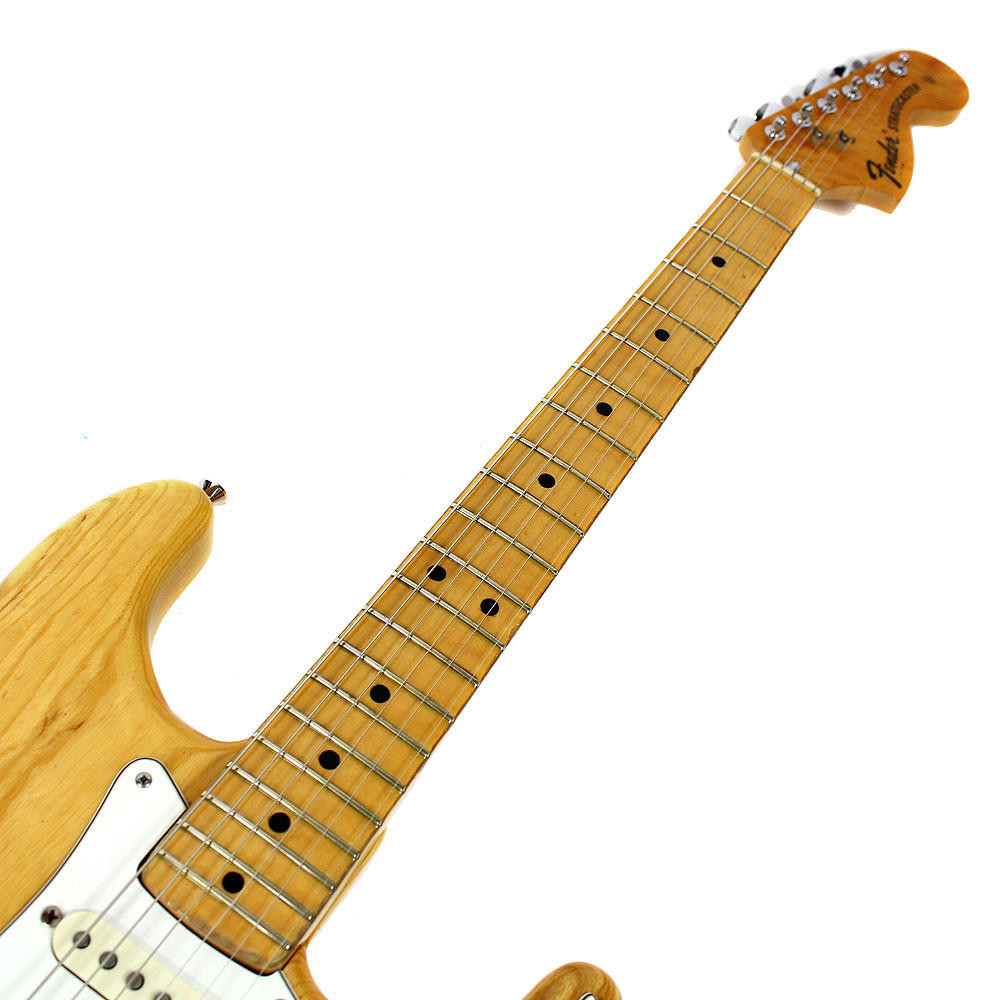 Vintage 1973 Fender Stratocaster Hardtail Electric Guitar Natural