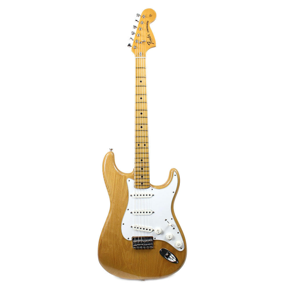 1974年製 Fender Stratocaster Hardtail Vintage 1974 Fender Stratocaster Hardtail Electric Guitar Natural