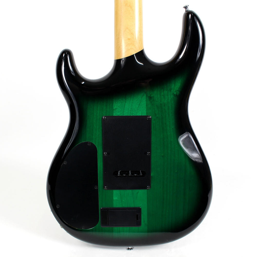 Used Carvin DC-400 Electric Guitar in Green Flame Finish | Cream