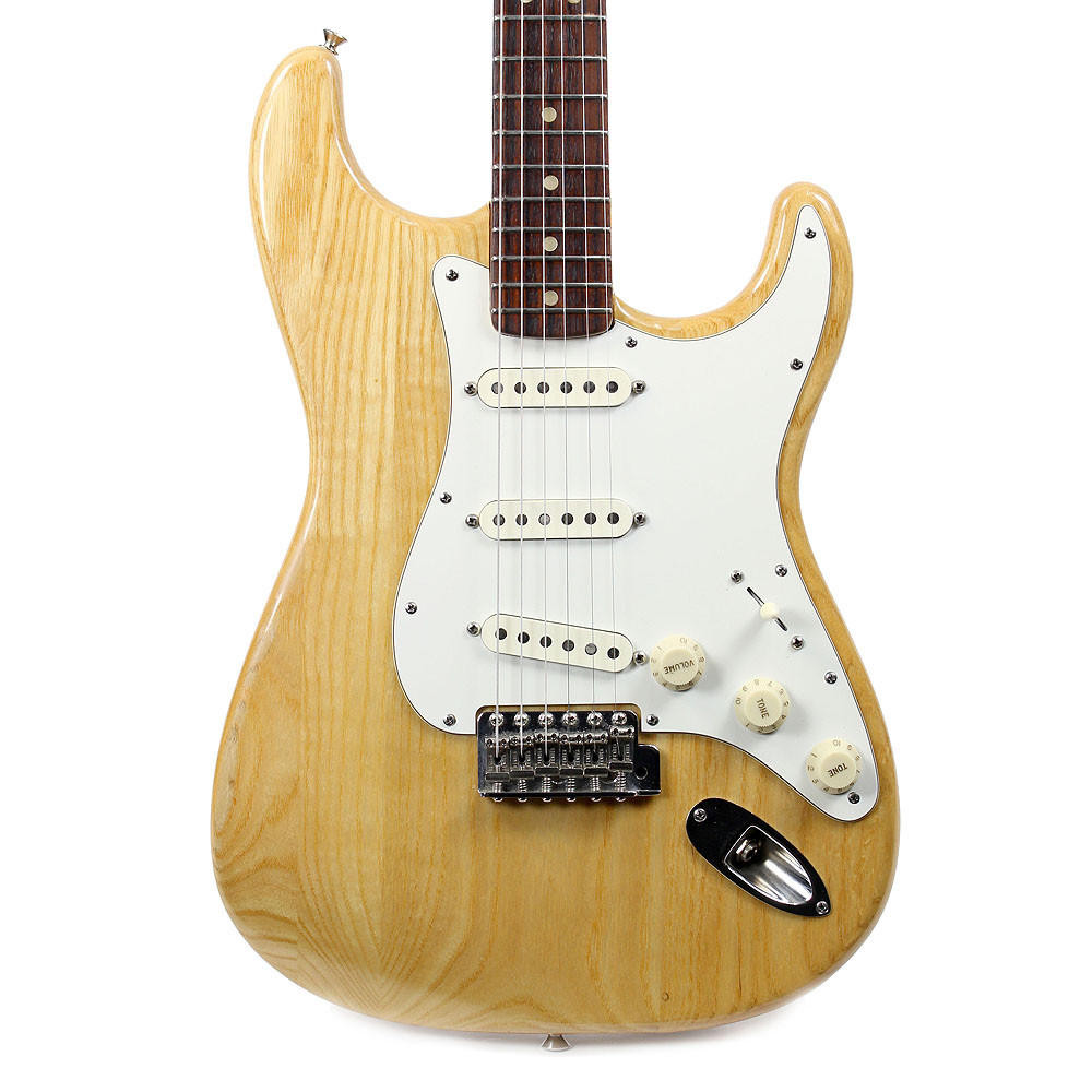 Vintage 1975 Fender Stratocaster Electric Guitar Natural | Cream