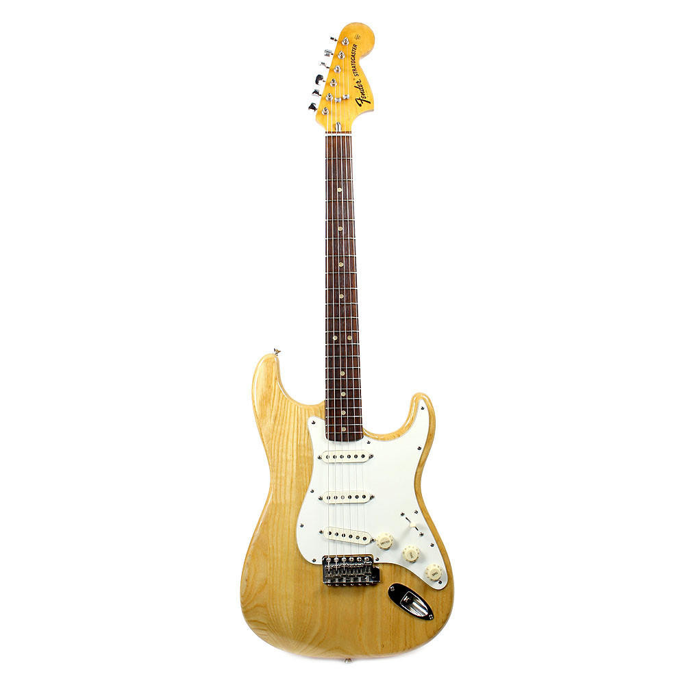 Vintage 1975 Fender Stratocaster Electric Guitar Natural | Cream