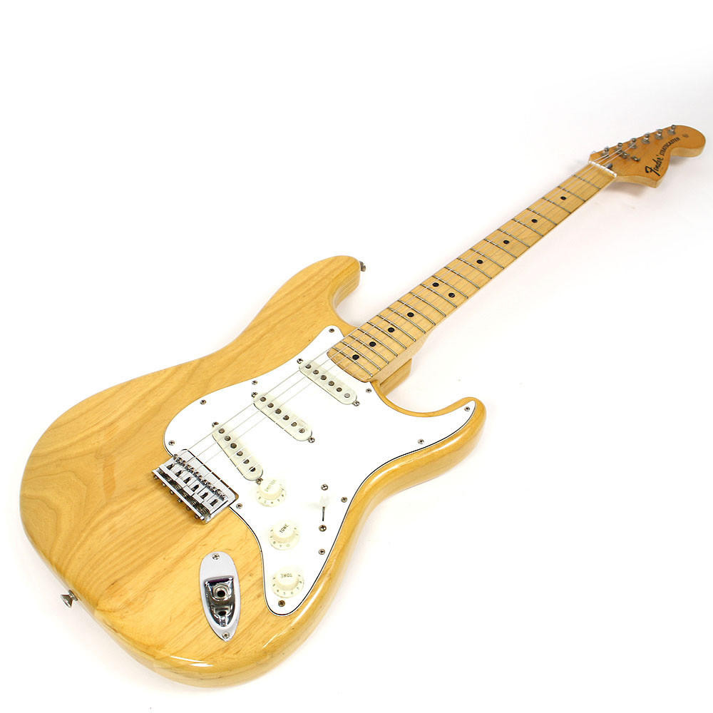 Vintage 1974 Fender Stratocaster Hardtail Electric Guitar Natural