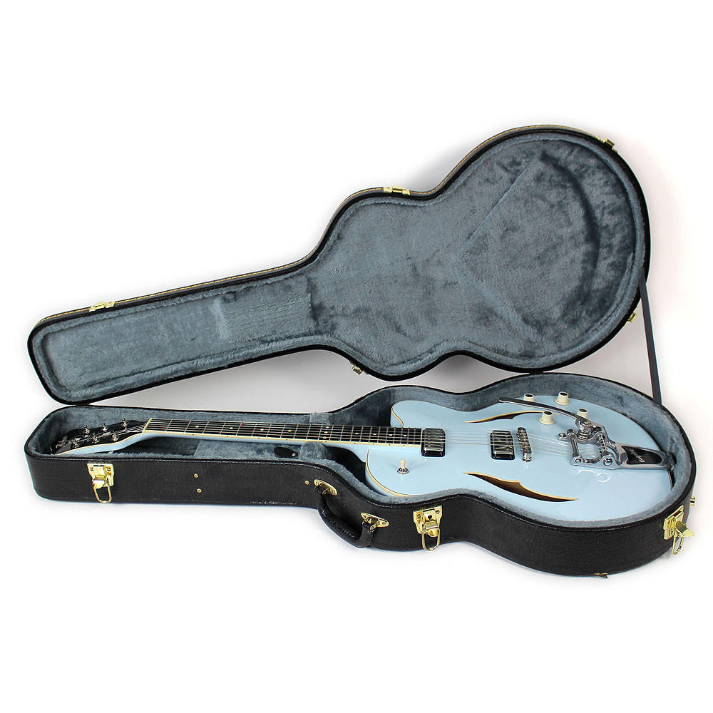 Used Hofner Verythin HVSCLBL Semi Hollow Body Electric Guitar in Light