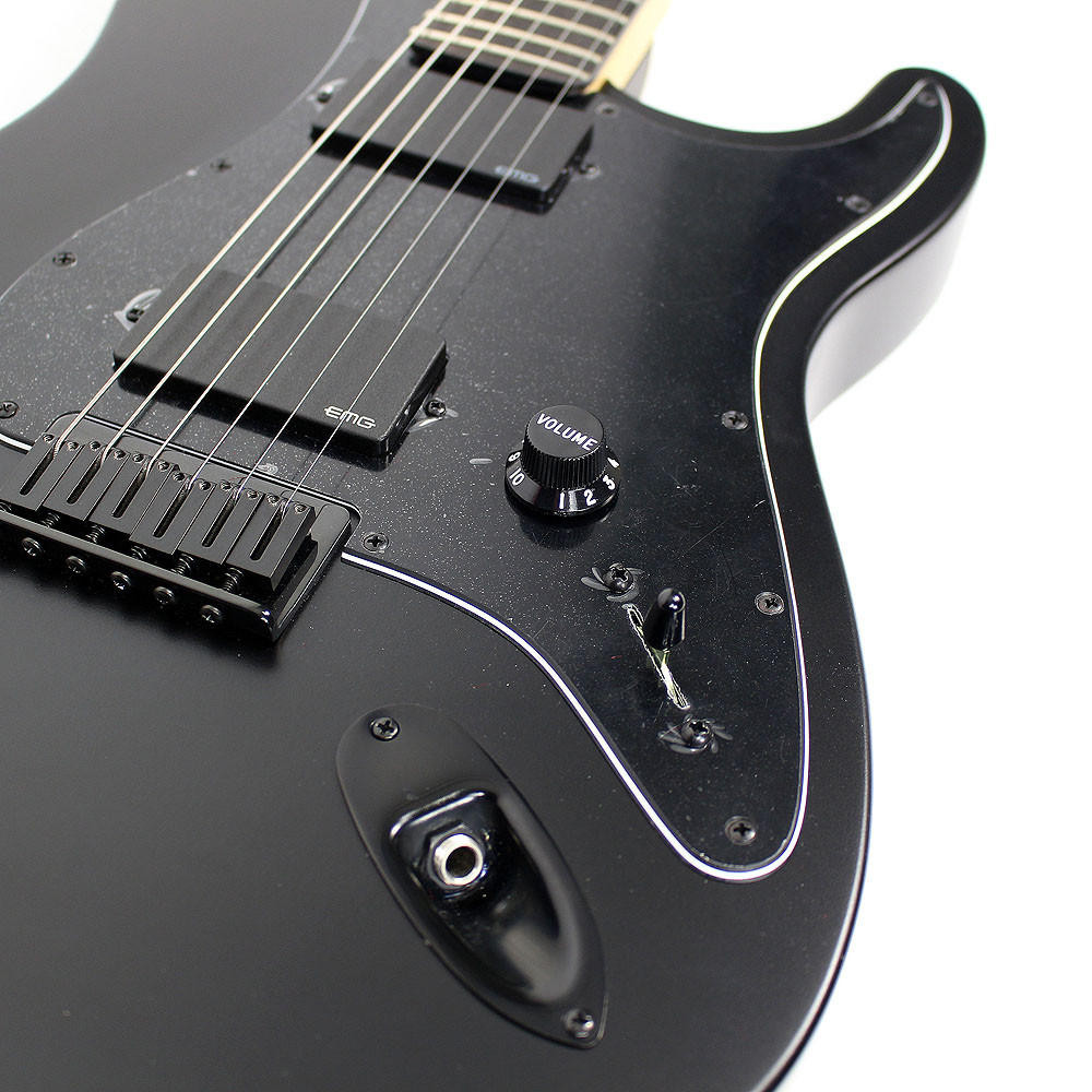 2014 Fender Jim Root Stratocaster Electric Guitar Satin Black