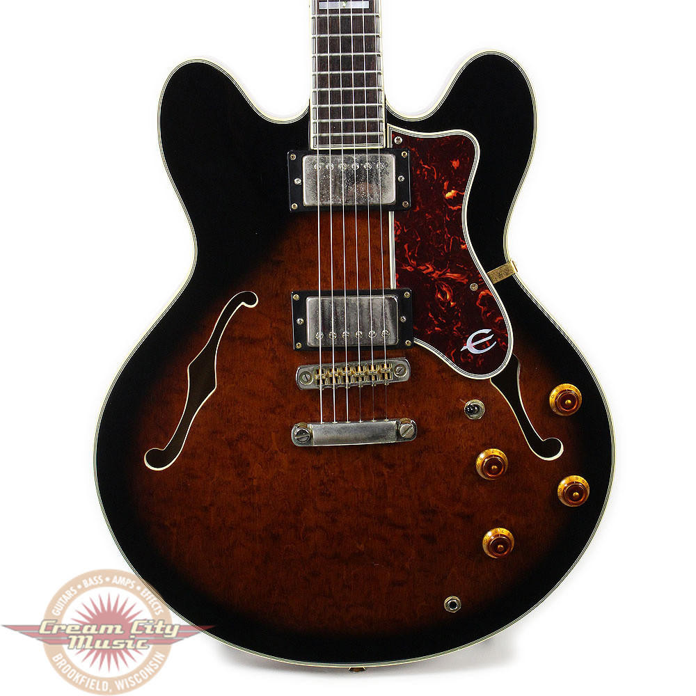 1991 Epiphone Sheraton II Semi Hollow Body Electric Guitar in  